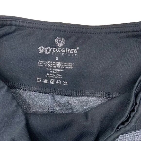 90 Degree by Relfex Mesh Panel Cropped Legging Sz S - Picture 5 of 5